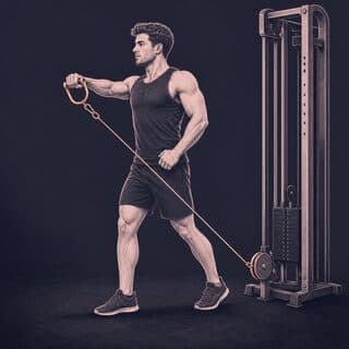 Cable Lateral Raise exercise demonstration