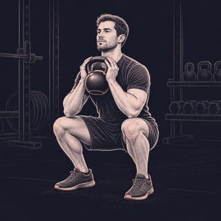 Goblet Squat exercise demonstration