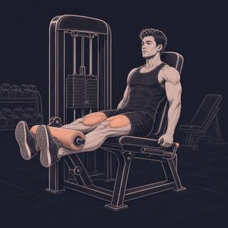 Leg Extension exercise demonstration