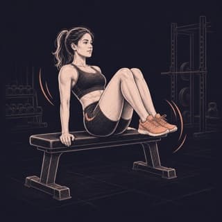 Leg Pull-In exercise demonstration