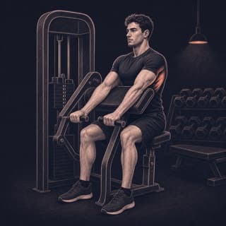 Machine Triceps Extension exercise demonstration