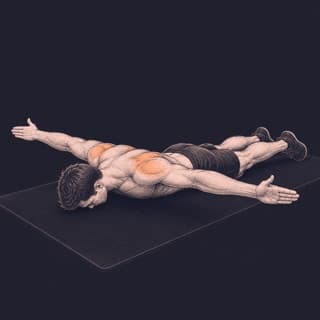 Prone T Raise exercise demonstration