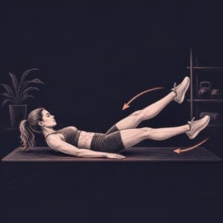 Scissor Kick exercise demonstration