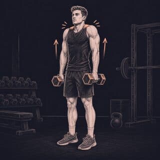 Shrugs exercise demonstration
