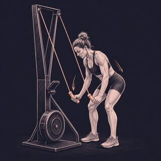 Ski Erg exercise demonstration